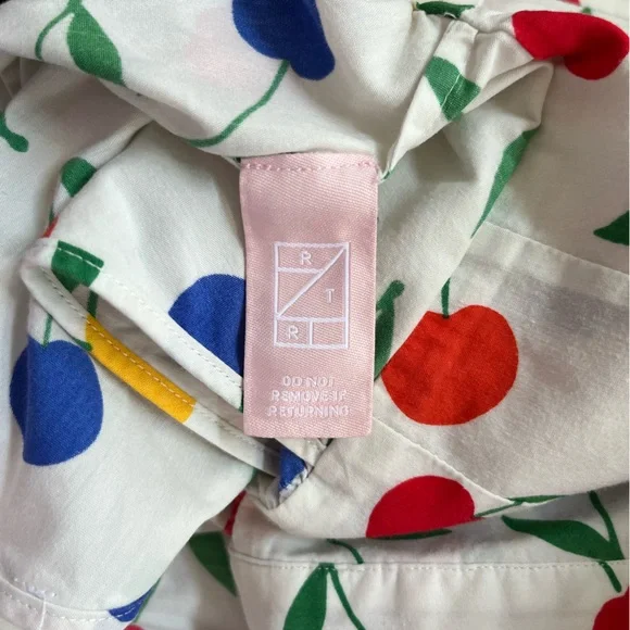 HVN Laura Bow Embellished
Printed Poplin Dress | Size: 8 - Picture 12 of 13